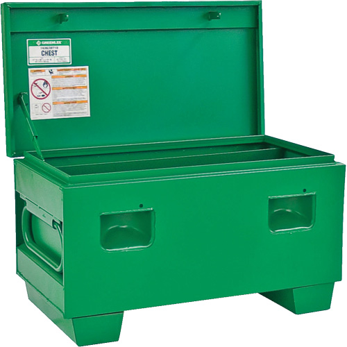 Coffre, 36" la x 19" p x 17" h, Vert PB Rental Co. Ltd.