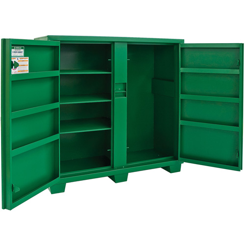 Armoires utilitaires, Acier, Vert PB Rental Co. Ltd.