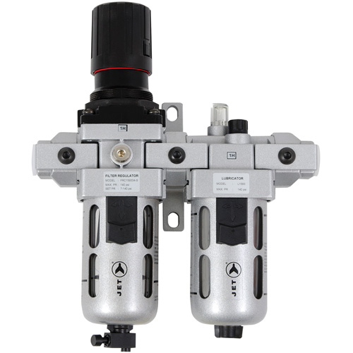 Filtre &agrave; air standard en deux parties, r&eacute;gulateur et lubrificateur AFRLCS12, 1/2" NPT PB Rental Co. Ltd.