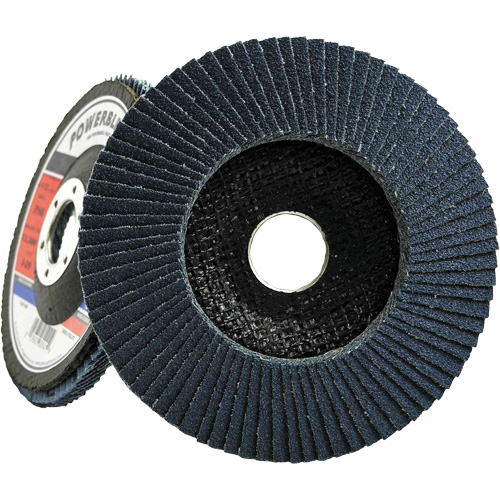 Disque &agrave; lamelles PowerBlend, 4-1/2" x 7/8", Type 29, Grain Z40, Alumine de zirconium PB Rental Co. Ltd.