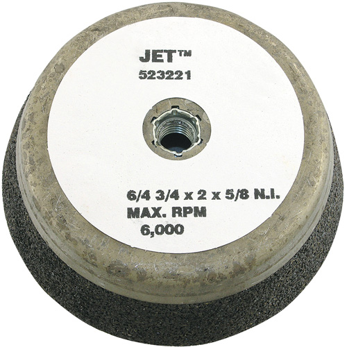Meule boisseau &agrave; liant de r&eacute;sine, 6" x 2", Arbre 5/8"-11NC, Type 11 PB Rental Co. Ltd.