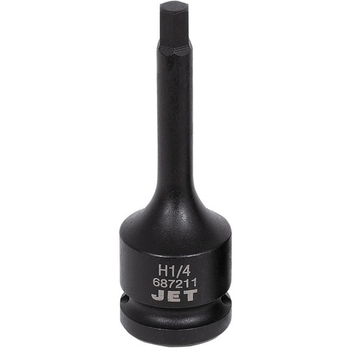 Impact Bit Socket, Hex, 1/4" x 3" L, 1/2" Drive PB Rental Co. Ltd.