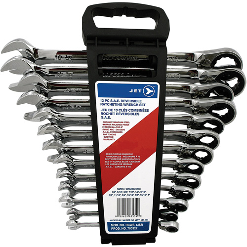 Long Pattern Reversible Wrench Set, Ratcheting Combination, 13 Pieces, Imperial PB Rental Co. Ltd.