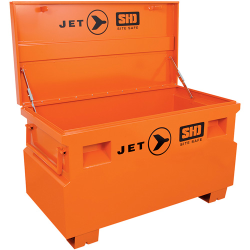 JSB-4824 Coffre &agrave; outils robuste pour le chantier, 48-1/8" x 24-1/8" x 28-3/8", Acier, Orange PB Rental Co. Ltd.