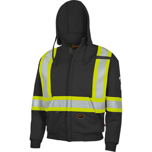 337SF Flame-Resistant Zip Style Hoodie, Men's, Small, Black, 22 cal/cm² PB Rental Co. Ltd.