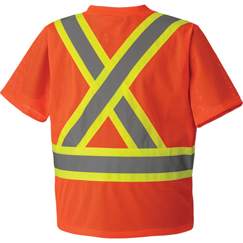 5994 T-shirt de s&eacute;curit&eacute; haute visibilit&eacute;, Polyester, 2T-Grand, Orange haute visibilit&eacute; PB Rental Co. Ltd.