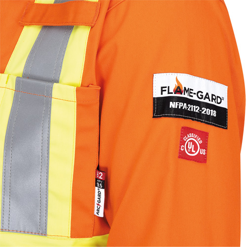 5555T High-Visibility Flame-Resistant Coveralls, Size 40, High Visibility Orange, 9.5 cal/cm² PB Rental Co. Ltd.