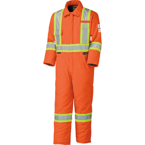 5532A High Visibility FR Rated & Arc Rated Safety Coveralls, Size 2X-Large, High Visibility Orange, 58 cal/cm² PB Rental Co. Ltd.