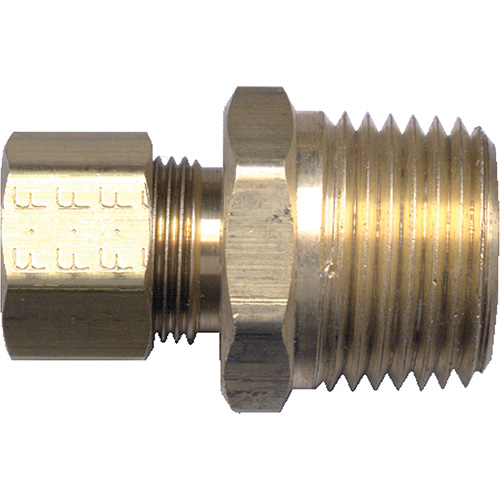 Raccord m&acirc;le de tuyau, 3/16" x 1/8" dia., Laiton PB Rental Co. Ltd.