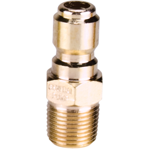 3/8" Male Plated Steel Quick Disconnect Plug PB Rental Co. Ltd.