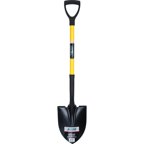 Round Point Shovels, Tempered Steel Blade, Fibreglass, D-Grip Handle PB Rental Co. Ltd.