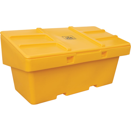 Salt Sand Container SOS, With Hasp, 72" x 36" x 36", 36 cu. Ft., Yellow PB Rental Co. Ltd.