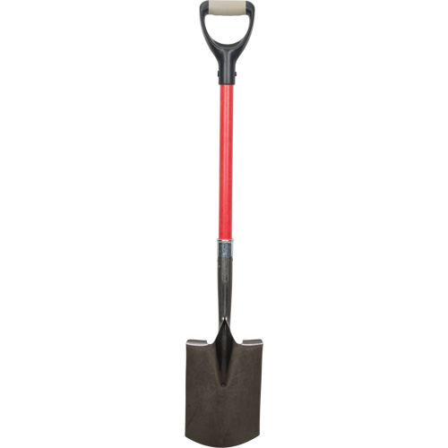 Pelles robustes, Fibre de verre, Lame Acier au carbone, Manche en Prise en D, Longueur 30-1/2" PB Rental Co. Ltd.