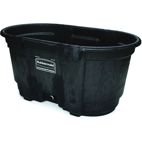 Stock Tank, 31" D x 53" W x 25-1/8" H, 800 lbs. Capacity, Black PB Rental Co. Ltd.