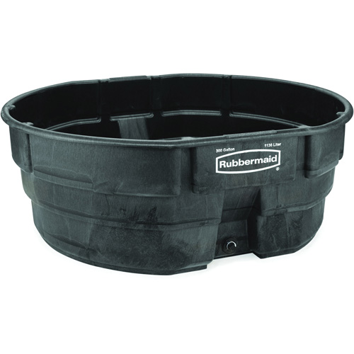Stock Tank, 69" D x 63.25" W x 25" H, 2500 lbs. Capacity, Black PB Rental Co. Ltd.