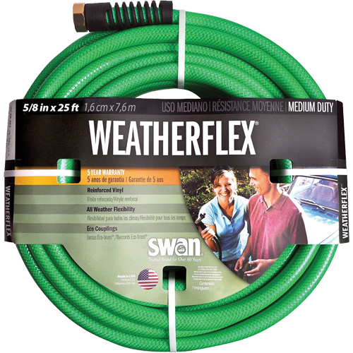 Boyaux d'arrosage pour travaux moyens Weatherflex , Vinyle, 5/8" dia x 25' PB Rental Co. Ltd.