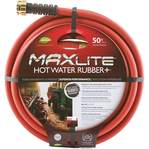 Tuyaux pour eau chaude, Caoutchouc, 5/8" dia. x 50' lo PB Rental Co. Ltd.