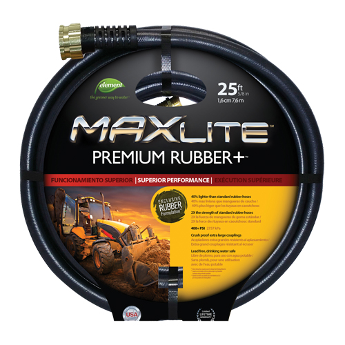 Commercial Duty Hoses, Rubber, 5/8" dia. x 25' PB Rental Co. Ltd.