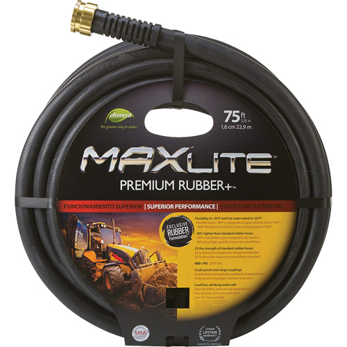 Commercial Duty Hoses, Rubber, 5/8" dia. x 75' PB Rental Co. Ltd.