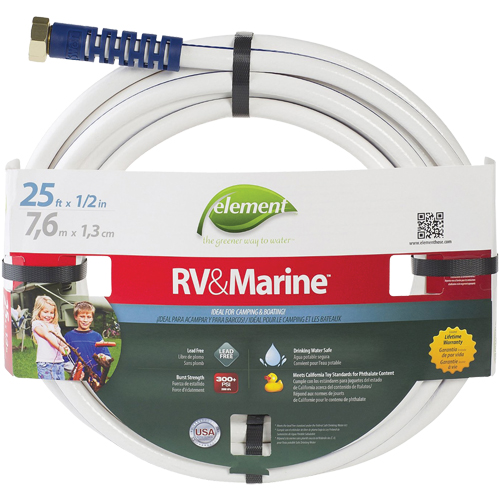 Boyaux d'arrosage pour bateaux et VR Element , PVC, 1/2" dia x 25' PB Rental Co. Ltd.