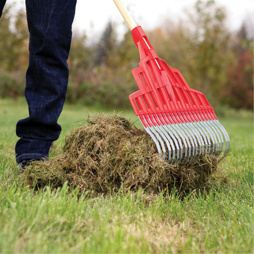 Multi-Purpose Lawn Rake, 20" Blade, 20 Tines, Hardwood Handle, Steel Blade PB Rental Co. Ltd.