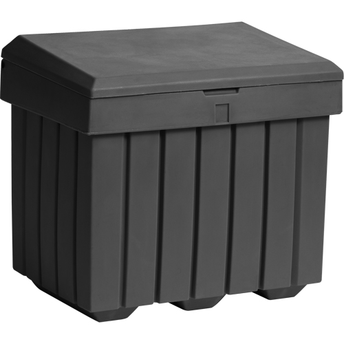 Conteneur d'entreposage &eacute;conomique pour sel/sable, 32" x 23" x 27-1/2", 10 pi³, Gris PB Rental Co. Ltd.