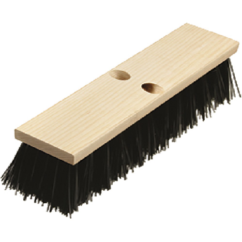 Heavy-Duty Street Broom, 16", Coarse/Stiff, Polypropylene Bristles PB Rental Co. Ltd.