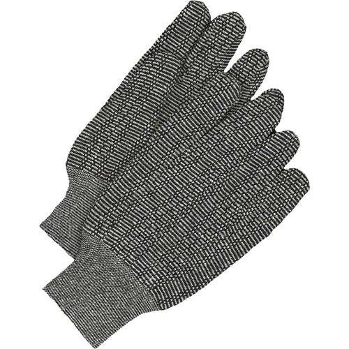 Gants en jersey classiques, Taille unique, Poivre et sel, Non doubl&eacute;, Poignet en tricot PB Rental Co. Ltd.