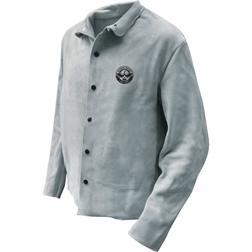 Veste de soudeur, Cuir, 2T-Grand, Gris PB Rental Co. Ltd.