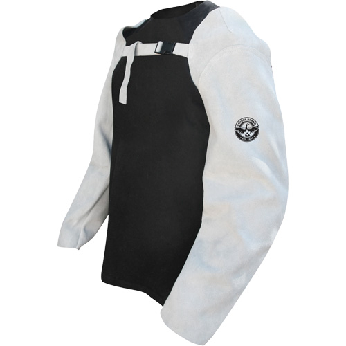 Manchons de soudage en cuir, 24" lo, Gris perle PB Rental Co. Ltd.
