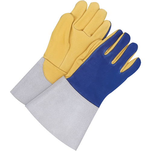 Gants pour soudeur TIG avec poignet de 5,5", Cuir fleur de daim, Taille 10 PB Rental Co. Ltd.