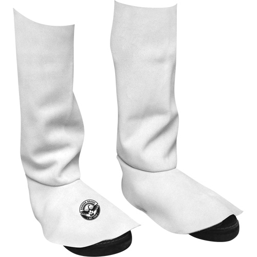 Leather Welding Spats, 15" L, Pearl Grey PB Rental Co. Ltd.