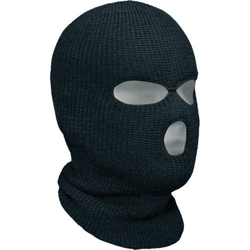 Classic 3-Hole Balaclava, Acrylic, Black PB Rental Co. Ltd.