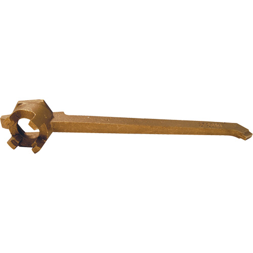 Cl&eacute; pour obturateur de baril, Poign&eacute;e 12", Bronze PB Rental Co. Ltd.