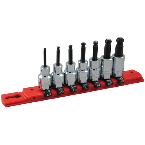 Jeu de douilles SAE &agrave; embout sph&eacute;rique, 7 mrcx PB Rental Co. Ltd.