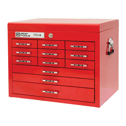 Coffre sup&eacute;rieur de s&eacute;rie PRO+, 26" la, 12 tiroirs, Rouge PB Rental Co. Ltd.