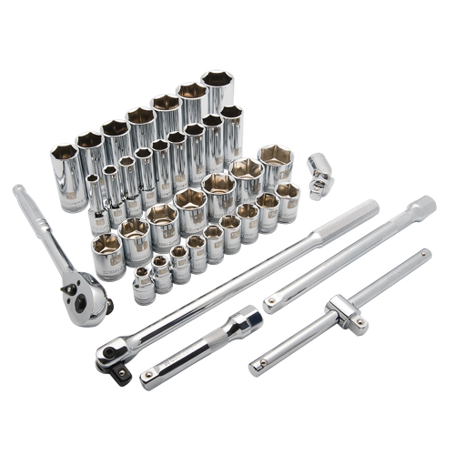 Jeu de douilles SAE, 38 Mcx, Prise de 1/2", Profond PB Rental Co. Ltd.
