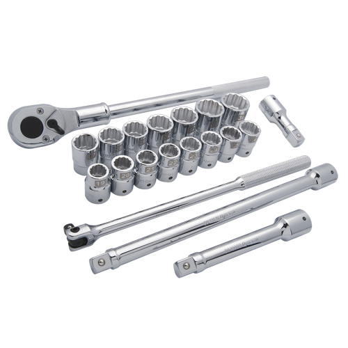 Metric Socket Set, 20 Pcs, 3/4" Drive Size PB Rental Co. Ltd.