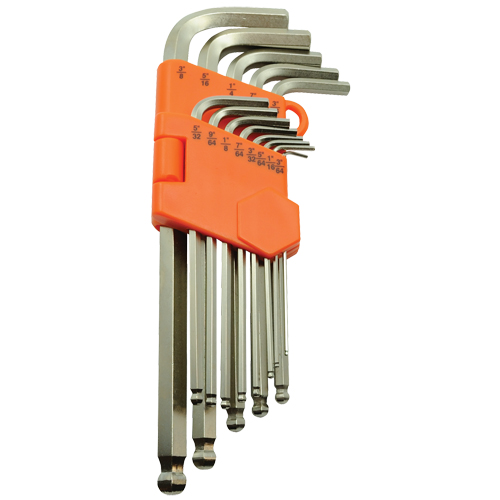 Ball End Hex Key Set, 13 Pcs., Imperial PB Rental Co. Ltd.