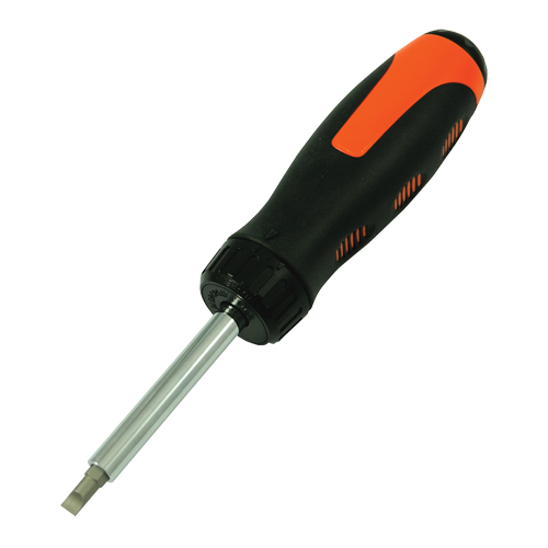 Tournevis multi embouts &agrave; cliquet, 10-3/5" lo, Prise Coussin&eacute;e PB Rental Co. Ltd.