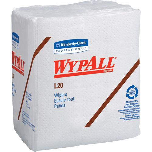 WypAll&reg; L20 Single-Use Towels, All-Purpose, 12-1/2" L x 12" W PB Rental Co. Ltd.
