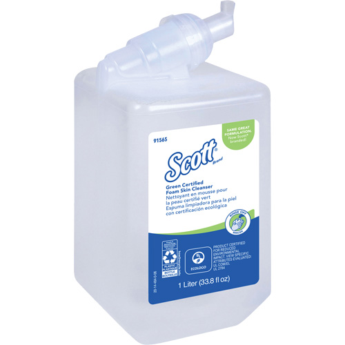 Nettoyant pour la peau certifi&eacute; &eacute;cologique Essential de Scott, Liquide, 1 L, Cartouche en plastique, Sans parfum PB Rental Co. Ltd.