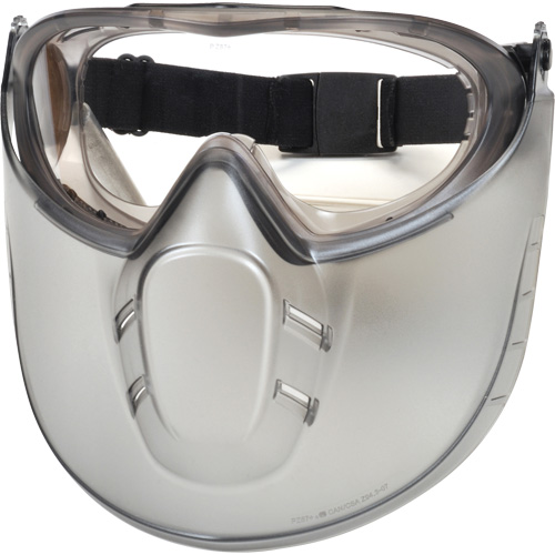 Lunettes de s&eacute;curit&eacute; Capstone Shield avec &eacute;cran facial amovible, Lentille Transparent, Antibu&eacute;e, Ventilation Directe/Ferm&eacute; PB Rental Co. Ltd.
