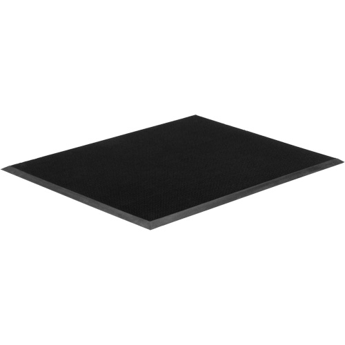 Gritstop Fingermat Matting, Rubber, Scraper Type, Textured Pattern, 2' x 2-2/3', Black PB Rental Co. Ltd.