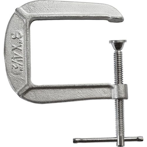 Serre-joint en C de s&eacute;rie l&eacute;g&egrave;re, Capacit&eacute; de 3" (76 mm), Profondeur de gorge de 4-1/2" (114 mm) PB Rental Co. Ltd.
