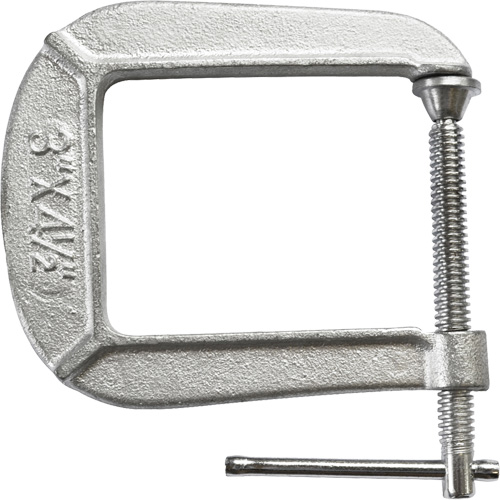 Serre-joint en C de s&eacute;rie l&eacute;g&egrave;re, Capacit&eacute; de 3" (76 mm), Profondeur de gorge de 4-1/2" (114 mm) PB Rental Co. Ltd.