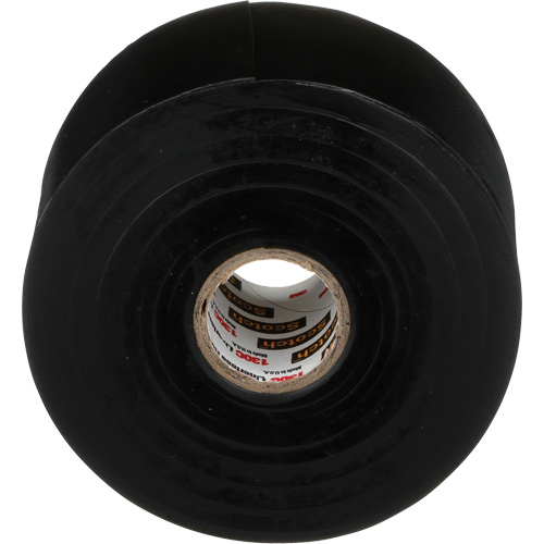 Ruban d'&eacute;pissage sans support en caoutchouc de calibre professionnel Scotch, 50,8 mm (2") la x 9 m (30') lo, 30 mils, Noir PB Rental Co. Ltd.