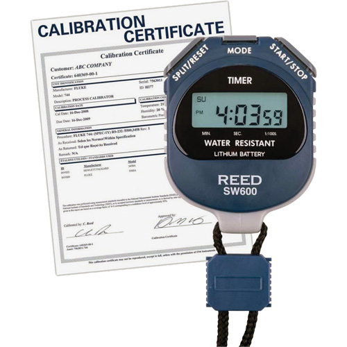 SW600 Stopwatch with Calibration Certificate, Digital, Water Resistant PB Rental Co. Ltd.