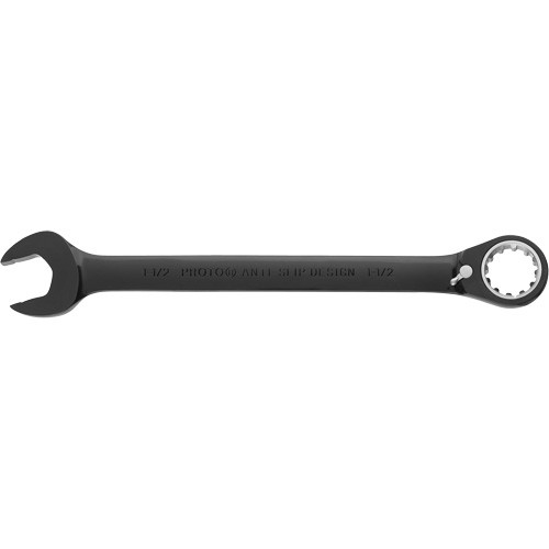 Reversible Combination Ratchet Wrench, 4/6/12 Point, 1-1/2", Black/Chrome Finish PB Rental Co. Ltd.