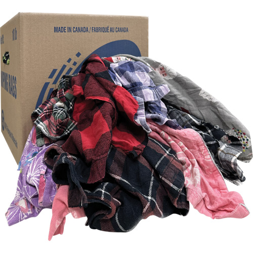 Chiffons d'essuyage, Flanelle, 10 lb PB Rental Co. Ltd.